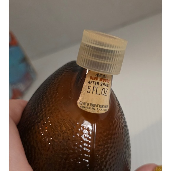 Vintage Avon Deep Woods After Shave Decanter 5 Fl Oz With Box Preowned - Picture 10 of 15